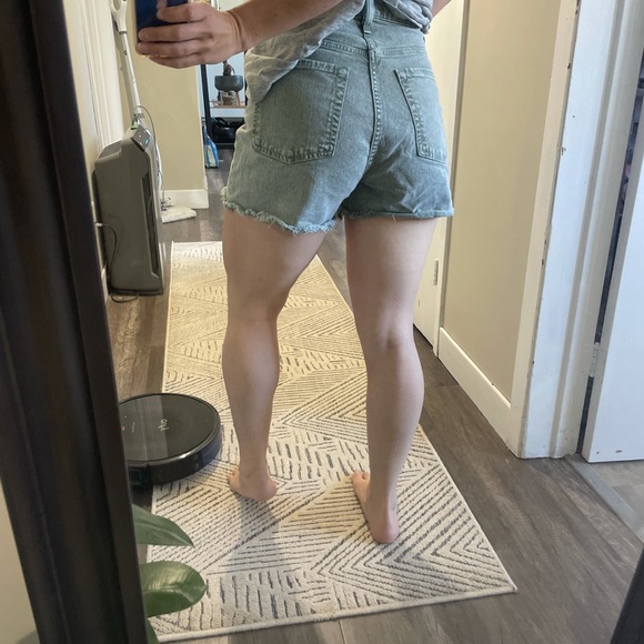 NEW 7 FOR ALLMAN KIND HIGH WAISTED SHORTS - Picture 4 of 10